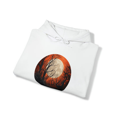 Halloween Harvest Moon - Graphic Hooded Sweatshirt